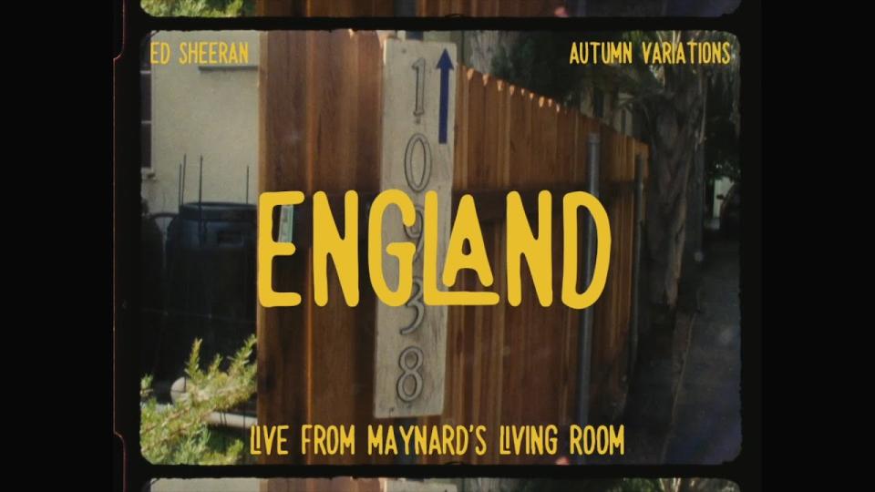 England (Live From Maynard's Living Room)