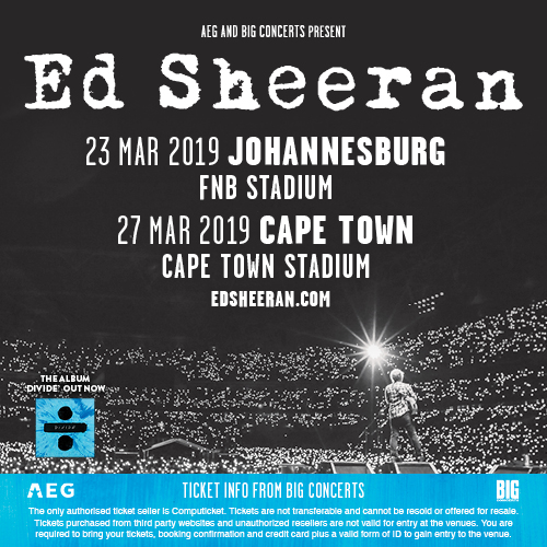 Ed's Coming to South Africa